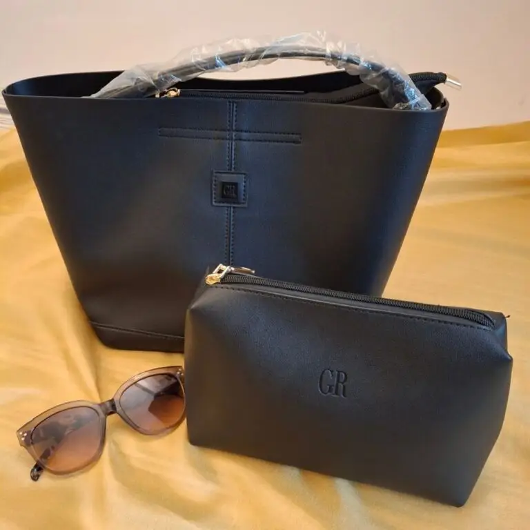 Category Image for Combo - Charcoal Grey Satchel & Cosmetic Bag Combo